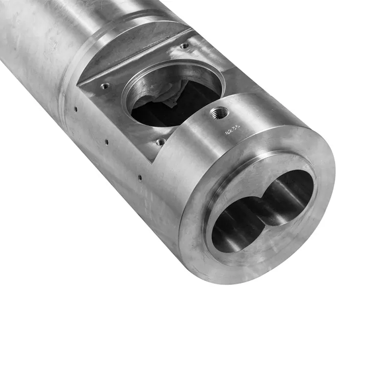 Non-Intermeshing Parallel Twin Screw Barrel