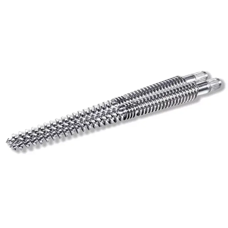 انٹرمیشنگ مخروطی جڑواں سکرو